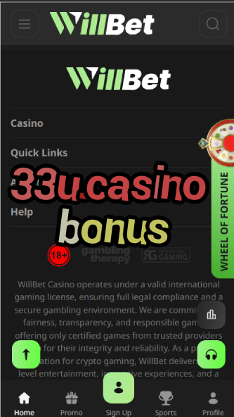 33u.casino Bonus - Exclusive Casino Promotions-casinoorder.vip